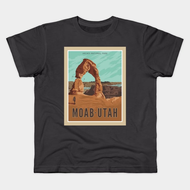 Moab Kids T-Shirt by TBranco